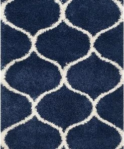 FAS All Area Rugs And Runners Moroccan Pattern Navy Ivory Plush Shag Area Rug 11 FAS All Area Rugs And Runners Moroccan Pattern Navy Ivory Plush Shag Area Rug