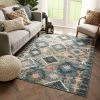 Well Woven Laci Blue Moroccan Tribal Area Rug All Area Rugs And Runners