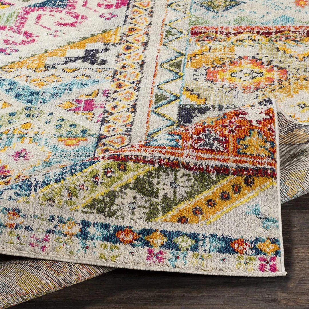 Artistic Modern Soft Area Rug Ivory Multi 5 Artistic Modern Soft Area Rug Ivory Multi