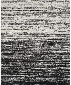 FAS Ombre Silver Black Soft Area Rug All Area Rugs And Runners