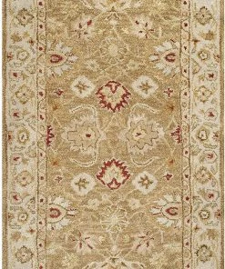Modern Rugs And Decor Handmade Traditional Oriental Premium Wool Area Rug, Brown / Beige All Area Rugs And Runners