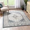 Unique Loom Aryn Blue Tribal Medallion Pattern Area Rug All Area Rugs And Runners