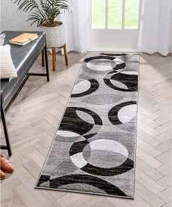 Well Woven Jackpot Grey Geometric Modern Casual Abstract Boxes Lines Circles Area Rug Plush Shed 15 Well Woven Jackpot Grey Geometric Modern Casual Abstract Boxes Lines Circles Area Rug Plush Shed