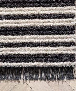 Unique Loom Arielle Ivory Tribal Stripes & Field Pattern Area Rug All Area Rugs And Runners