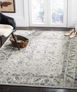 Modern Rugs And Decor All Area Rugs And Runners Oriental Distressed Non-Shedding Home Area Rug Grey / Dark Grey