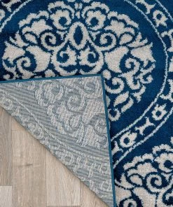 WRG Floral Damask Navy Ivory Area Rug All Area Rugs And Runners 12 WRG Floral Damask Navy Ivory Area Rug All Area Rugs And Runners