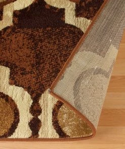 SUP Modern Trellis Coffee Soft Area Rug All Area Rugs And Runners