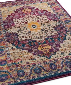 WW Vintage Medallion Lavender Area Rugs All Area Rugs And Runners