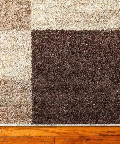 UL Warm Toned Checkered Beige Light Brown Area Rugs All Area Rugs And Runners 16 UL Warm Toned Checkered Beige Light Brown Area Rugs All Area Rugs And Runners
