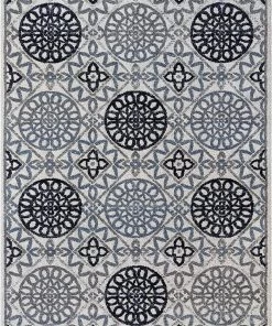 Well Woven Elsa Blue Geometric Tilework Pattern Area Rug All Area Rugs And Runners