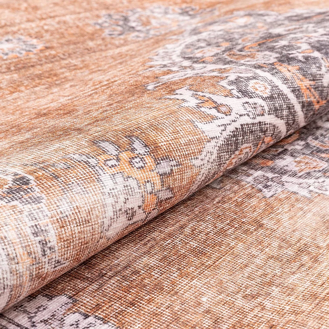 Well Woven Mareva Machine Washable Rust Orange Vintage Oriental Medallion Area Rug All Area Rugs And Runners 6 Well Woven Mareva Machine Washable Rust Orange Vintage Oriental Medallion Area Rug All Area Rugs And Runners