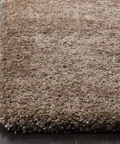 FAS Dark Beige Soft Plush Shag Area Rug All Area Rugs And Runners