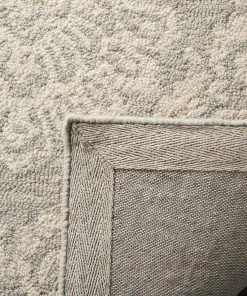 Modern Rugs And Decor All Area Rugs And Runners Handmade Premium Wool Area Rug, Silver / Ivory