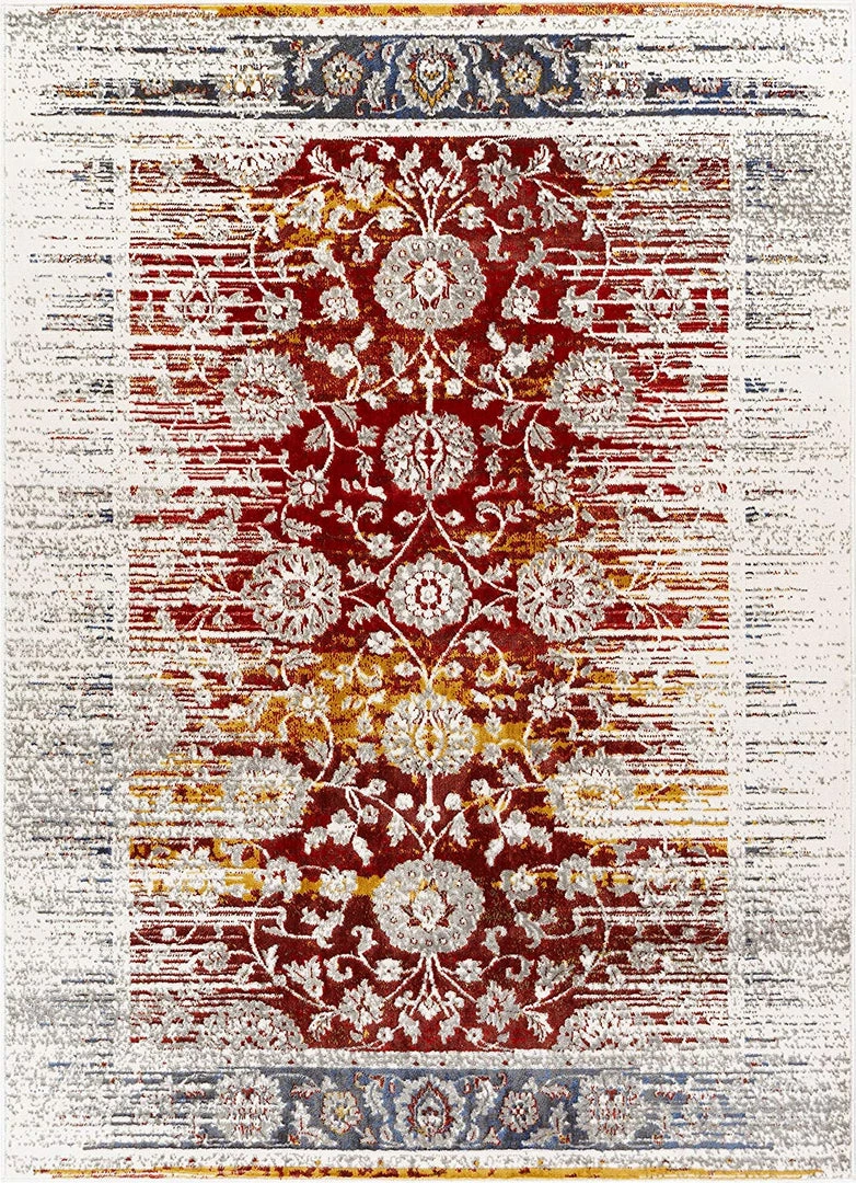 WW All Area Rugs And Runners Modern Floral Persian Design Red Blue Area Rug 2 WW All Area Rugs And Runners Modern Floral Persian Design Red Blue Area Rug