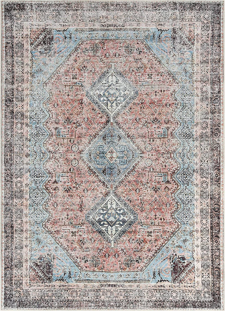 Modern Rugs And Decor All Area Rugs And Runners Light Blue Machine Washable Distressed Vintage Soft Area Rug 2 Modern Rugs And Decor All Area Rugs And Runners Light Blue Machine Washable Distressed Vintage Soft Area Rug