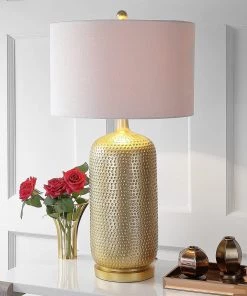 JONATHAN Lamps Sophia 30" Resin LED Lamp Gold