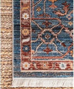 Modern Rugs And Decor All Area Rugs And Runners Mabel Tribal Area Rug, Rust