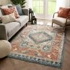 Well Woven Kete Rust Red Tribal Medallion Area Rug All Area Rugs And Runners