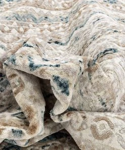 Well Woven Sella Beige & Blue Vintage Tribal Area Rug