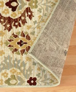 SUP All Area Rugs And Runners Beautiful Floral Camel Area Rug