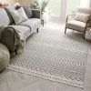 Well Woven Ventova Grey Tribal Geometric Area Rug