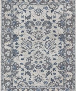 Well Woven Jenner Grey Oriental Floral Pattern Area Rug All Area Rugs And Runners