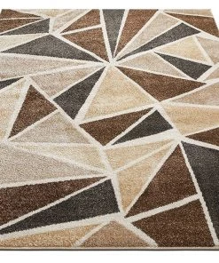 WW Modern Geometric Brown Beige Dark Grey Area Rugs All Area Rugs And Runners 8 WW Modern Geometric Brown Beige Dark Grey Area Rugs All Area Rugs And Runners