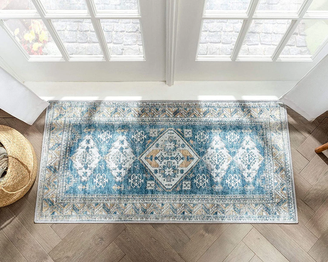Well Woven Habra Light Blue Machine Washable Vintage Classic Distsressed Persian Mat Soft Area Rug All Area Rugs And Runners 1 Well Woven Habra Light Blue Machine Washable Vintage Classic Distsressed Persian Mat Soft Area Rug All Area Rugs And Runners