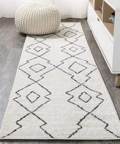 JONATHAN Y Soft Area Rug For Bedroom Kitchen Living Room Indoor Black All Area Rugs And Runners