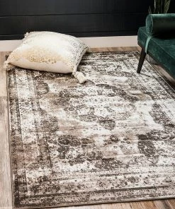 UL Vintage Distressed Light Brown Area Rugs 15 UL Vintage Distressed Light Brown Area Rugs