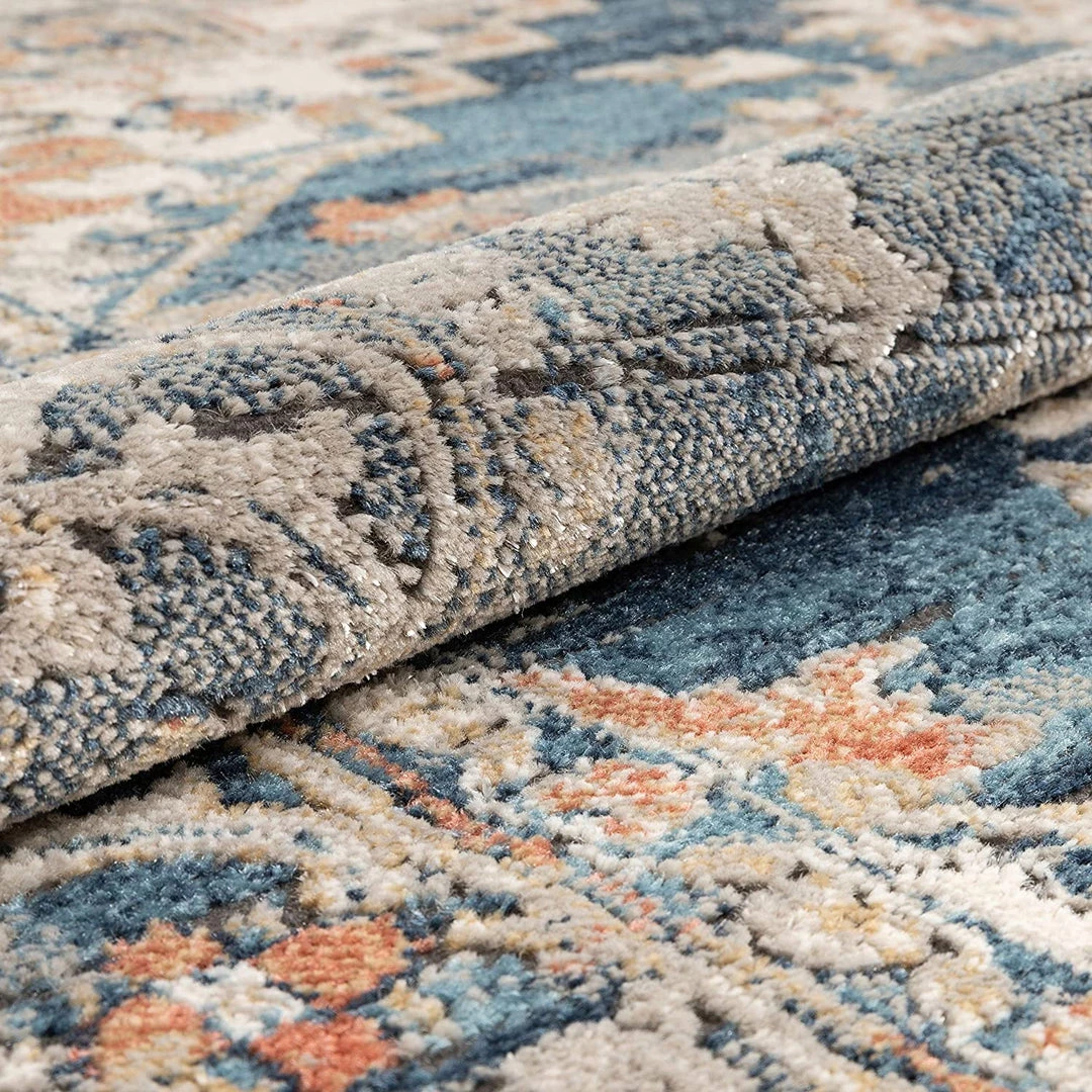 Well Woven All Area Rugs And Runners Judith Blue Vintage Medallion Area Rug 5 Well Woven All Area Rugs And Runners Judith Blue Vintage Medallion Area Rug