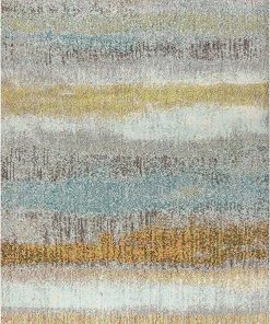Jonathan Contemporary Modern Abstract Vintage Cream/Yellow Rug