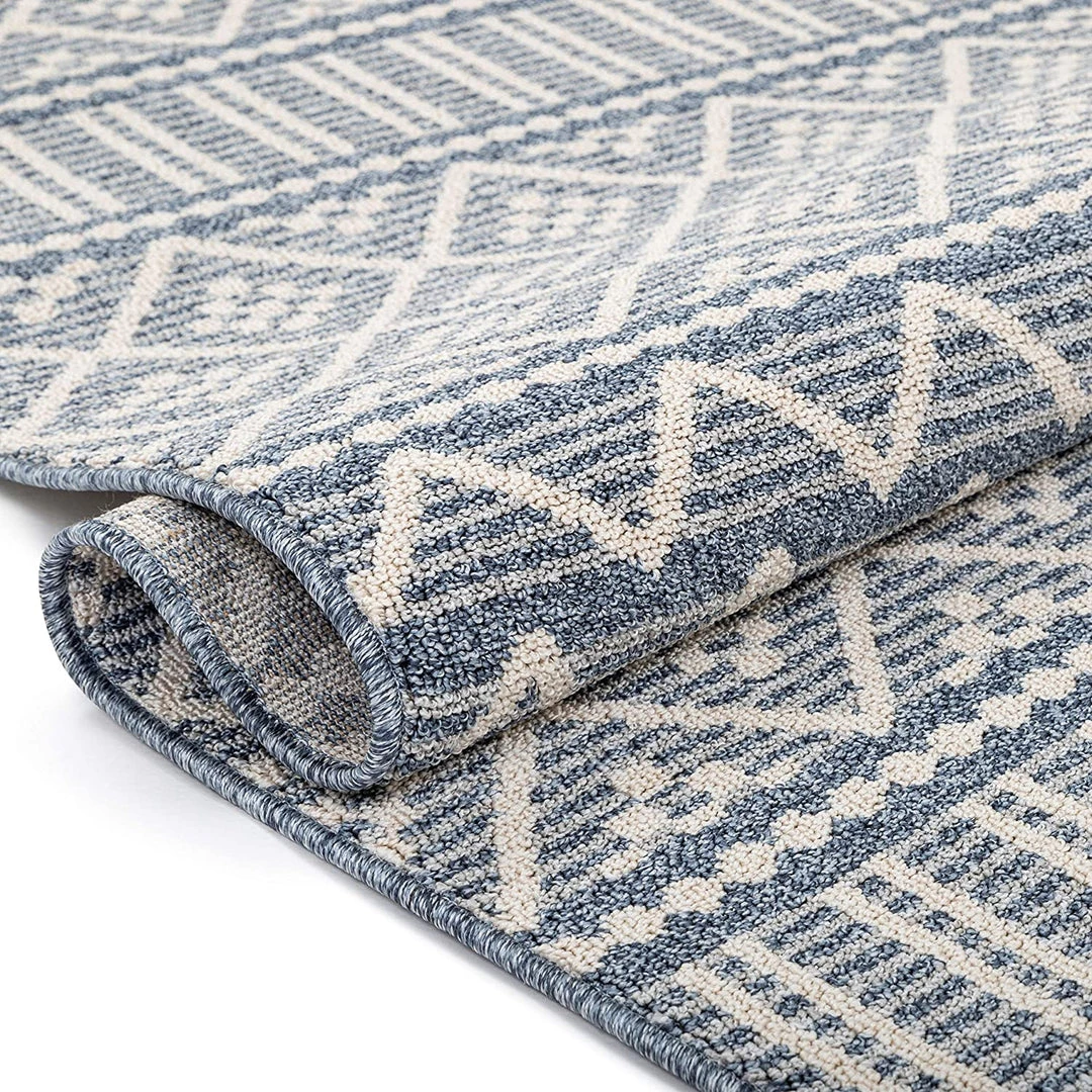Well Woven All Area Rugs And Runners Ventova Denim Blue Tribal Geometric Area Rug 5 Well Woven All Area Rugs And Runners Ventova Denim Blue Tribal Geometric Area Rug