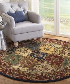 Safavieh All Area Rugs And Runners Heritage Collection Handmade Traditional Oriental Premium Wool Area Rug Multi / Burgundy 16 Safavieh All Area Rugs And Runners Heritage Collection Handmade Traditional Oriental Premium Wool Area Rug Multi / Burgundy