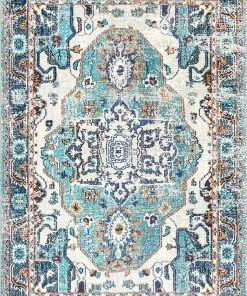 Modern Rugs And Decor All Area Rugs And Runners Corbett Vintage Boho Blue Soft Area Rugs - Multiple Sizes Available