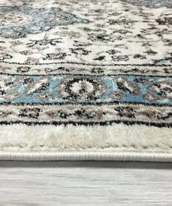 WRG Traditional Blue Medallion Floral Area Rug