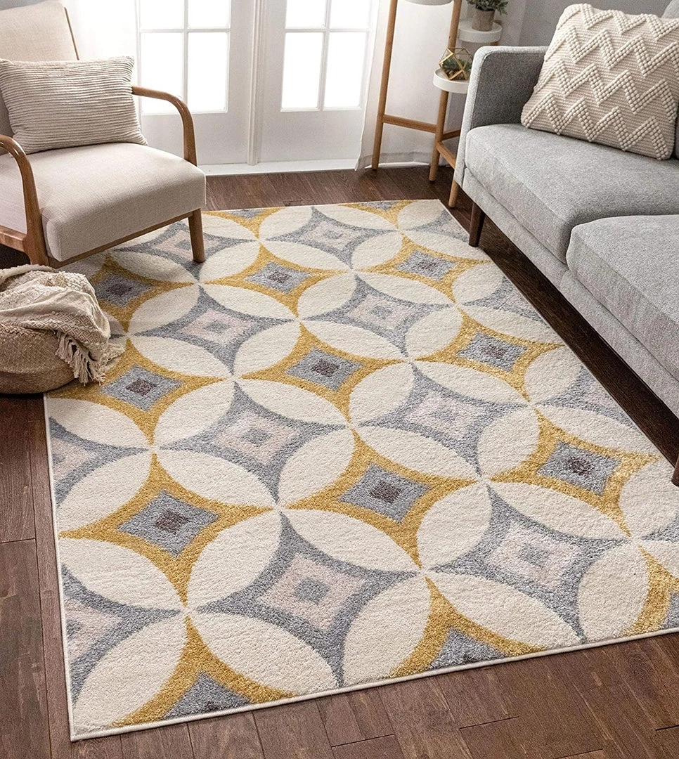Well Woven All Area Rugs And Runners Mystic Perla Gold Modern Geometric Distressed Area Rug 1 Well Woven All Area Rugs And Runners Mystic Perla Gold Modern Geometric Distressed Area Rug