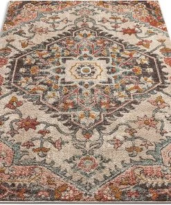 Unique Loom Adeline Bohemian Vintage Medallion Soft Blush Multicolor Area Rug All Area Rugs And Runners 11 Unique Loom Adeline Bohemian Vintage Medallion Soft Blush Multicolor Area Rug All Area Rugs And Runners