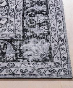 Well Woven Machine Washable Grey Vintage Oriental Medallion Flat Pile Area Rug All Area Rugs And Runners 11 Well Woven Machine Washable Grey Vintage Oriental Medallion Flat Pile Area Rug All Area Rugs And Runners