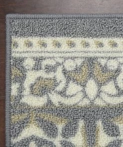 Modern Rugs And Decor All Area Rugs And Runners Maples Rugs Zoe Area Rugs For Living Room & Bedroom [Made In USA], 5 X 7, Grey