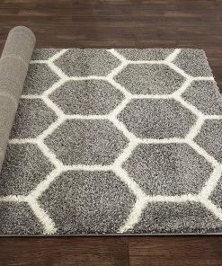 WRG Cozy Geometric Shag Gray Area Rug All Area Rugs And Runners 12 WRG Cozy Geometric Shag Gray Area Rug All Area Rugs And Runners