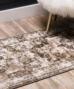 UL Vintage Distressed Light Brown Area Rugs 21 UL Vintage Distressed Light Brown Area Rugs