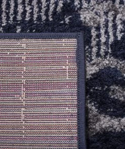 Modern Rugs And Decor Navy Blue Silver Contemporary Chic Damask Soft Area Rug All Area Rugs And Runners