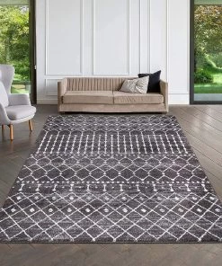 Adiva Rugs Area Rug For Living Room, Bedroom, Bathroom, Kitchen, Persian Vintage Home Decor, Floor Decoration Carpet Mat, Medium Pile For Entryway Furniture