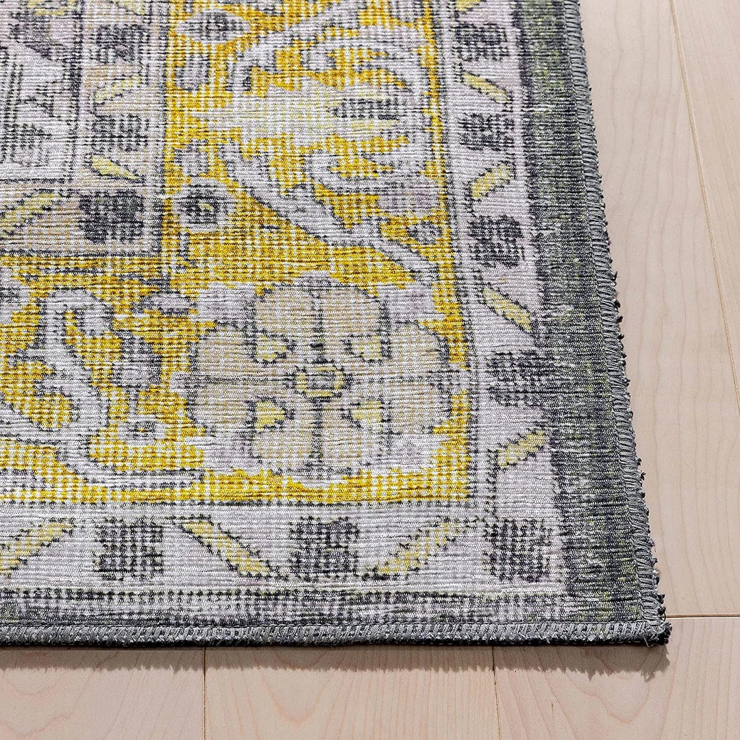 Well Woven Mareva Machine Washable Yellow Vintage Oriental Medallion Area Rug All Area Rugs And Runners 4 Well Woven Mareva Machine Washable Yellow Vintage Oriental Medallion Area Rug All Area Rugs And Runners