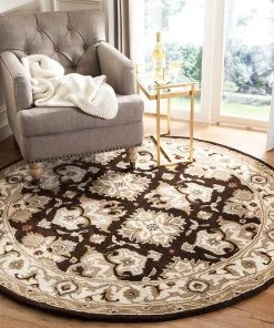 Modern Rugs And Decor Safavieh Heritage Collection Handmade Traditional Oriental Premium Wool Area Rug, Espresso / Ivory All Area Rugs And Runners 14 Modern Rugs And Decor Safavieh Heritage Collection Handmade Traditional Oriental Premium Wool Area Rug, Espresso / Ivory All Area Rugs And Runners