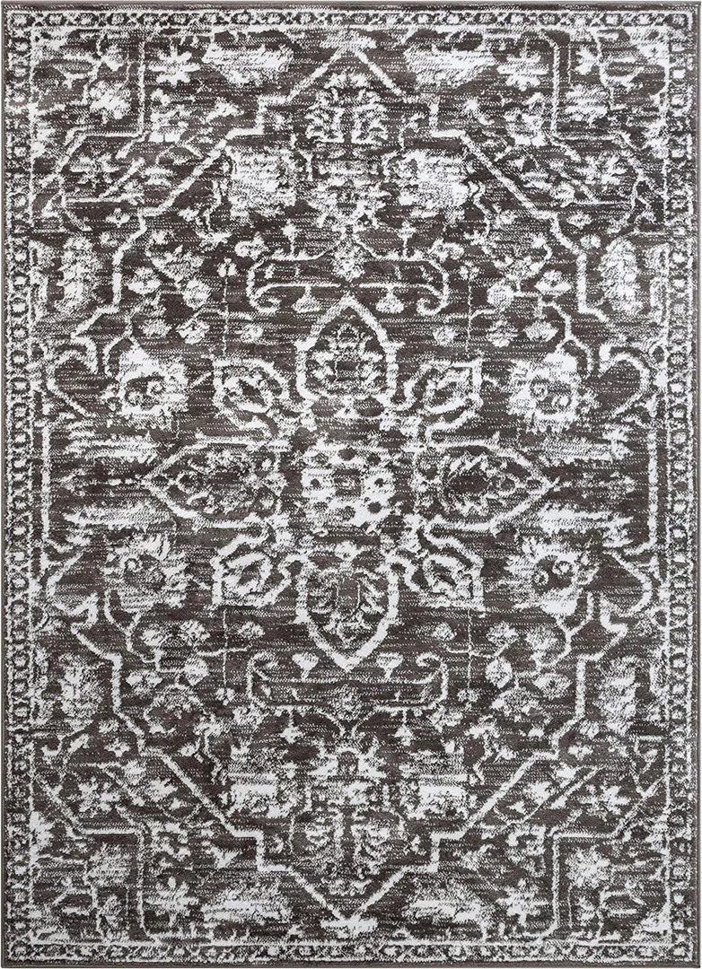 Well Woven Dazzle DISA Grey Vintage Bohemian Oriental Distressed Area Rug All Area Rugs And Runners 2 Well Woven Dazzle DISA Grey Vintage Bohemian Oriental Distressed Area Rug All Area Rugs And Runners