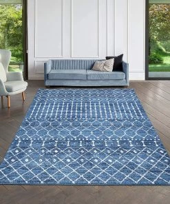 Adiva Rugs Area Rug For Living Room, Bedroom, Bathroom, Kitchen, Persian Vintage Home Decor, Floor Decoration Carpet Mat, Medium Pile For Entryway Furniture