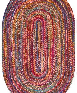 FAS Hand Braided Multi Soft Area Rugs All Area Rugs And Runners