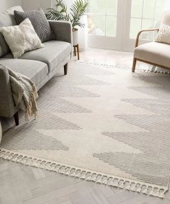 Bergen Beige All Area Rugs And Runners Zella Grey Tribal Diamond Medallion Soft Rug
